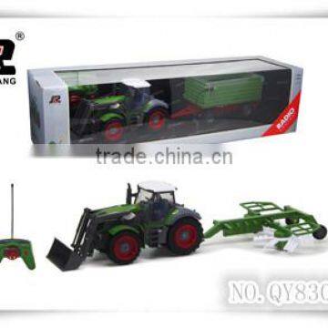 New kid toys for 2014 1:28 6ch RC Farm Tractor with good quality and license