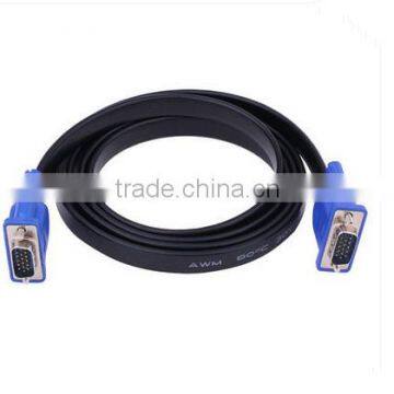 high quality vga cable flat VGA cable 3+6 for Computer & Game Console 1.5m                        
                                                Quality Choice