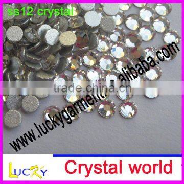 flat back rhinestone DIY nailart decoration crystal ss12 crystal