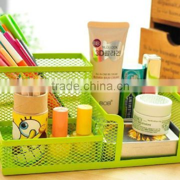 High quality multifunctional metal pen container/pen holder