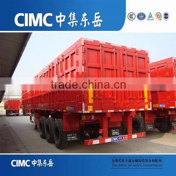 Van Truck Trailer With 3 FUWA Axles, Enclosed Container Truck Trailer