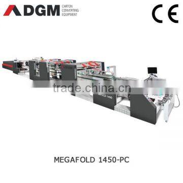 MEGAFOLD 1450-PC High Speed 4 6 Corner Used Folder Gluer Machine