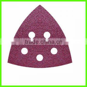 Hot selling aluminium oxide abrasive sanding disc with holes