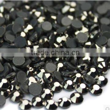 hotselling ss20 jet hematite dmc rhinestone hot-fix for clothing