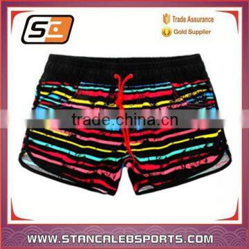 Stan Caleb custom design your own fashion polyester spandex 4 way stretch sublimation surf mens Board Shorts Swim Shorts factory