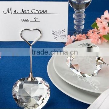 Crystal memo holder, crystal memo clip, crystal card holder