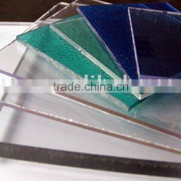 Blue ,green ,clear 1mm,3mm,5mm,7mm polycarbonate solid sheet