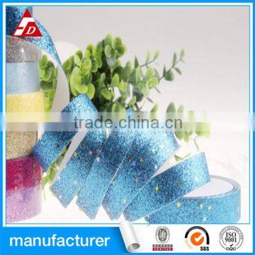 factory adhesive glitter paper for decoration