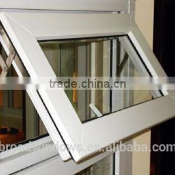 Australia standard Aluminum glazing top hinged window, awning windows