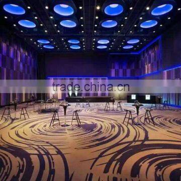 As request Design Carpet Axminster 80% wool for Dance club carpet