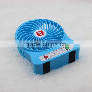 2016 Promotional Mini USB Portable Charging Fan With Led Torch