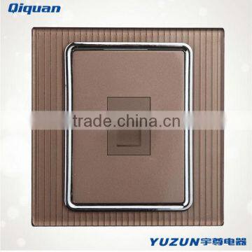 Transparent switch telephone socket