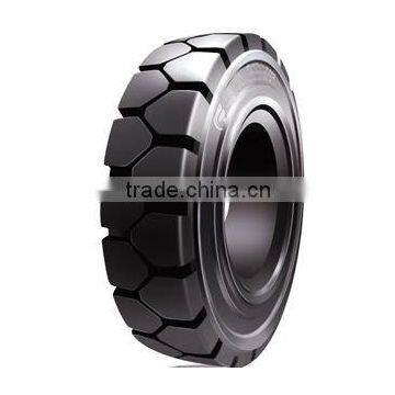 Solid forklift tyre