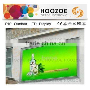 Air-Line Cabinet Series -High Quality Outdoor P10 Full color Electronic Advertising Board