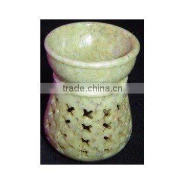 Soapstone Aroma Oil Burner, Aroma Oil Warmer Lamp