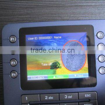 The Fingerprint Time Attendance Real Time Fingerprint Picture 3.5" TFT Display and Support TCP/IP, USB Memory Disk, USB Cable photo-4