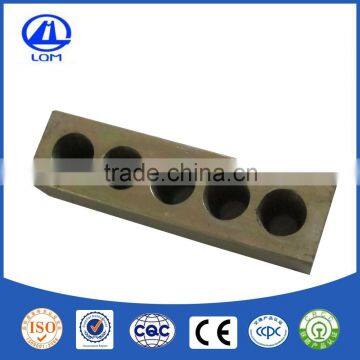 post tension flat slab anchorage for steel structure building