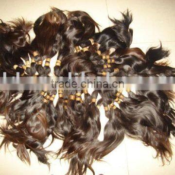 Natural brown color Remy Human Hair-high quality