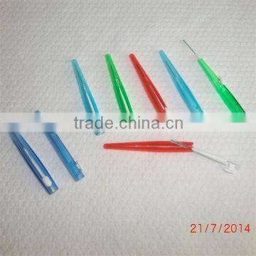 Push Type Dental Interdental Brush Toothpick, FDA Certification, OEM for Your Company Privat Label Brand, Trade Assurance. photo-2