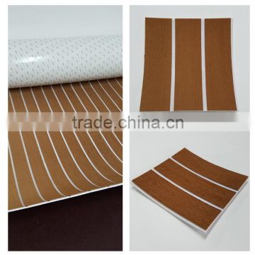 Melors EVA Foam UV Resistant White & Light Brown Marine Boat Teak Flooring Decking Synthetic Teak