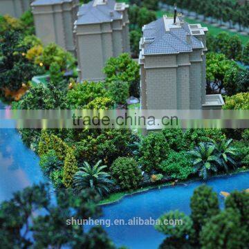 Building scale miniature model for real estate sale centre