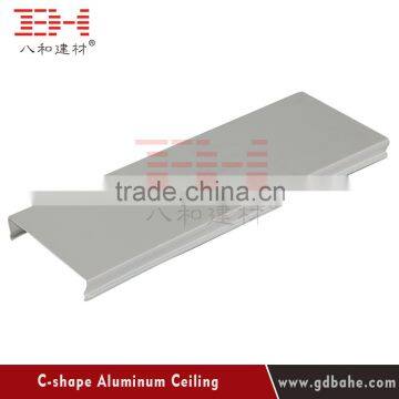 Metal suspended aluminum C-shaped aluminum strip ceiling