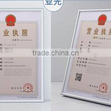 Wholesale Wall Mounted Certificate Frame Case
