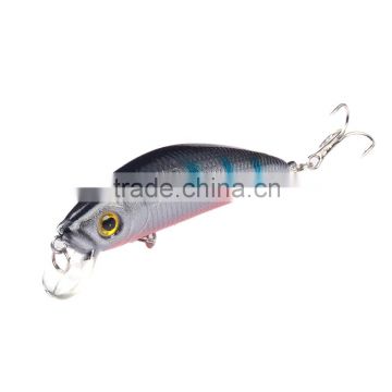 8g 7cm Minnow Hard Fishing Lure Crank Bait Tackle Treble Hooks