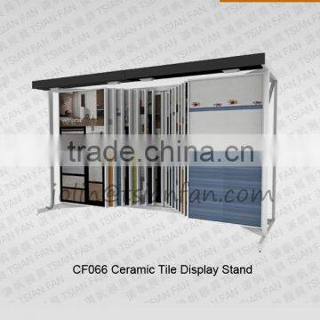 CF066 Ceramic Tile Showroom Display/ Page turning type rack /flooring display rack