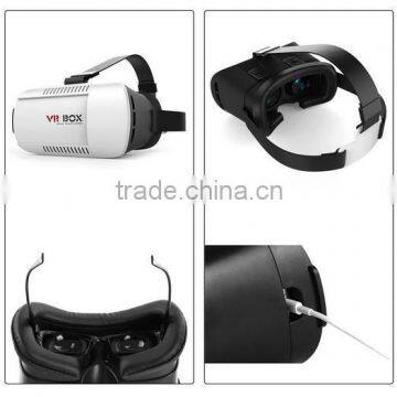Customized Shape 3D Video Formats VR 3D Galsses , VR 3d Box 2.0 Glasses for Short Sight Headset Virtual Reality With Your Logo