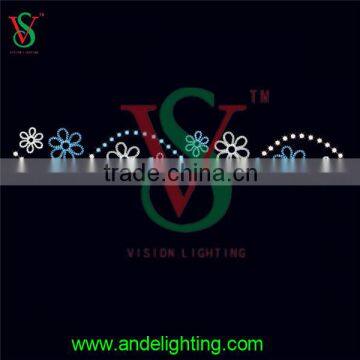 2D Hot Selling Outdoor Cross Street Christmas Decoration Rope Light