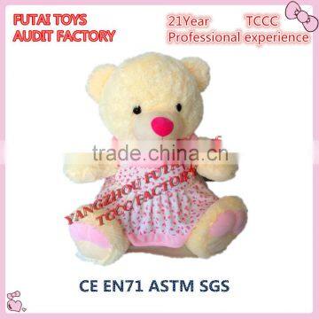 audit factory plush bear toys with skirt