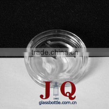 Round Relief Glass Candleholder Plate