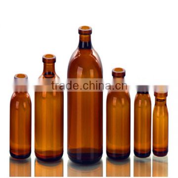 Amber moulded injection vials for antibiotics