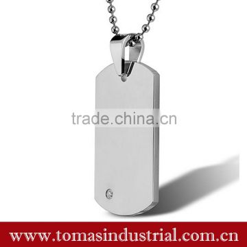 Wholesale circle blank dog tags stainless steel