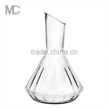 Promotional wholesale unique clear wine glass decanters