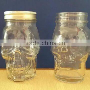 Food Use and Eco-Friendly Feature Glass Storage Jar in Bear Shape Glass Jar 350ml/glass Bear Shape Jar photo-6