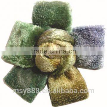 Nylon Single Faced Velvet Ribbon Velour Webbing Headband Hair Band Hair Accessories Christmas Ribbon photo-6