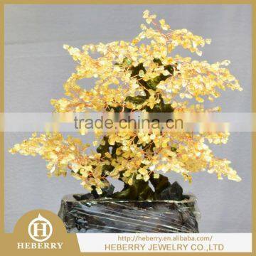 new fashion gemstone tree shaped crystal award trophy hand crafts