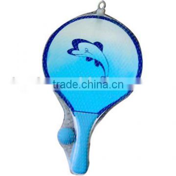 Beach paddle ball set / wooden paddle ball