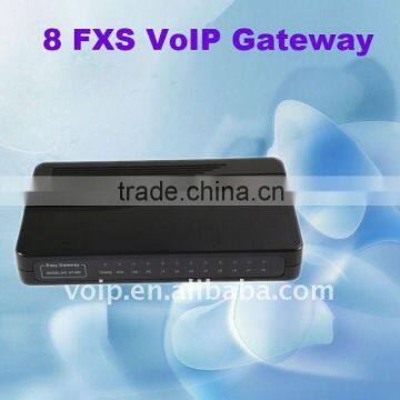 8 FXS ports VOIP Gateway ATA SIP H.323 HT-882