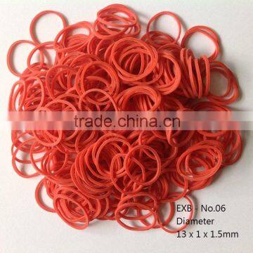 Red color High Quality Rubber bands size 006 EXK Viet Nam