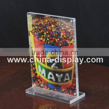 L / Tshape Acrylic Sign Holder a5 Size Acrylic Menu Holder photo-3