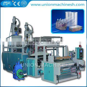 LLDPE 3 Layer Plastic Cast Film Stretch Line Extrusion Machine Automatic