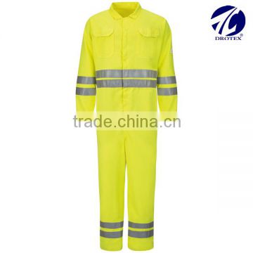 High visible waterproof CVC with reflective tapes FR Coverall