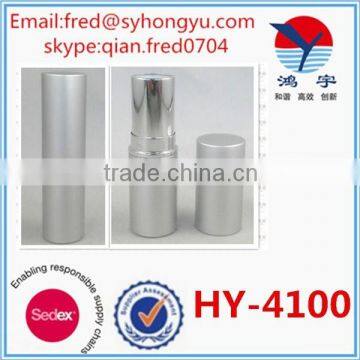 Cosmetic Aluminium &Plastic Silver Empty Lipstick Container/Lipstick Tube