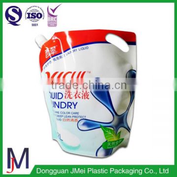 special design beverage milk juice packaging stand up spout pouch