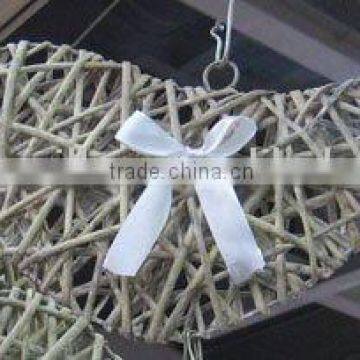 willow heart,wicker bird