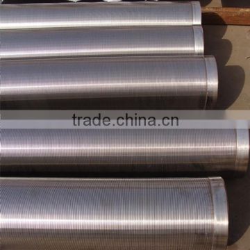 wire wrapped welding screen/johnson screen pipe/wedge wire screen for water drilling