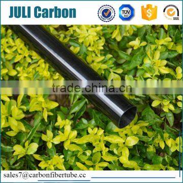 Juli professional supplier high strenght Heat-Insulation custom 3k carbon fiber oval tube/pipe